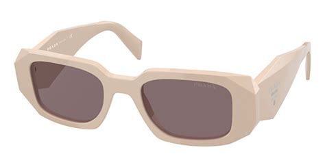 prada 17ws beige|Prada Symbole PR 17WS Rectangle Sunglasses .